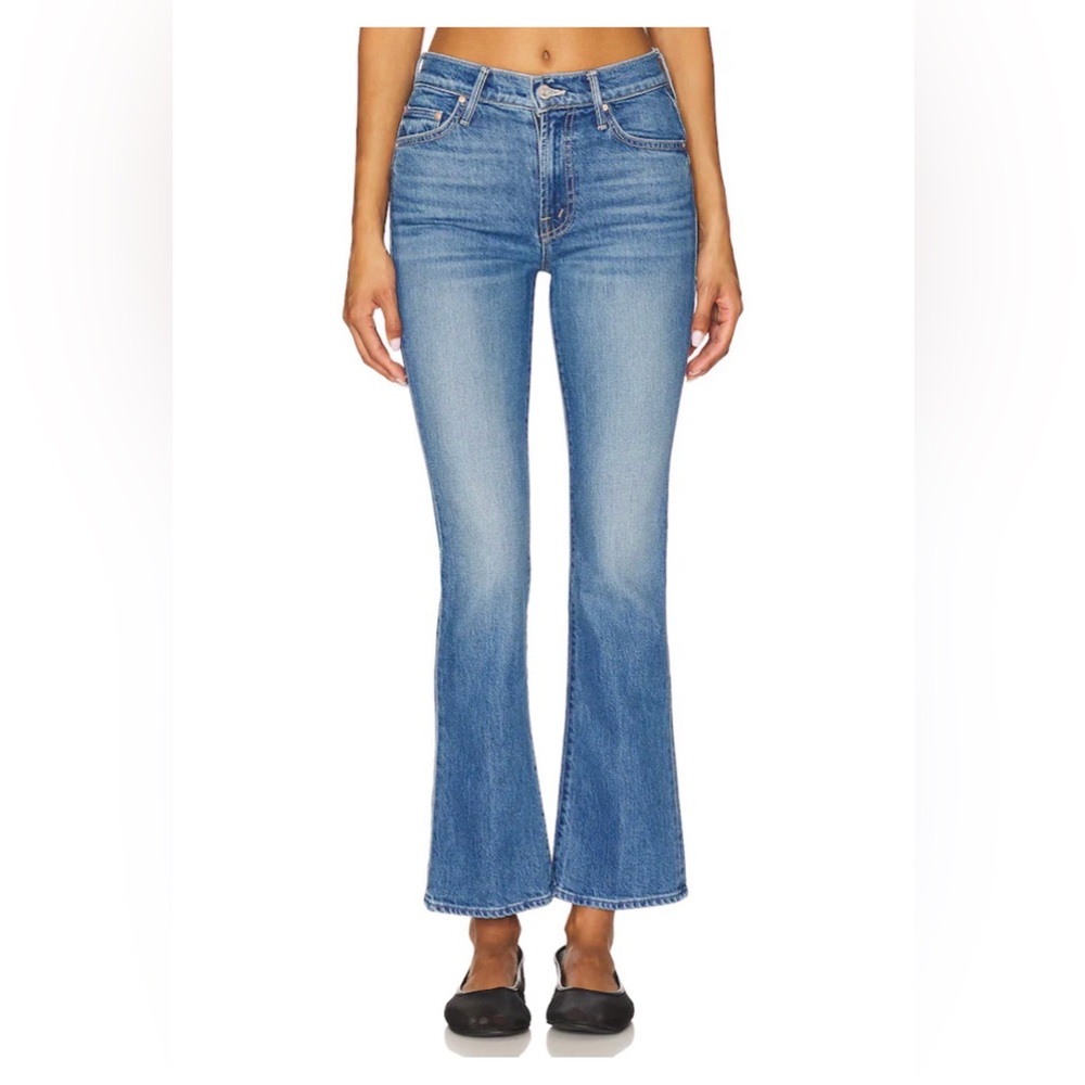 NWT MOTHER The Outsider Flood Bootcut Jean Field Trip Size 25